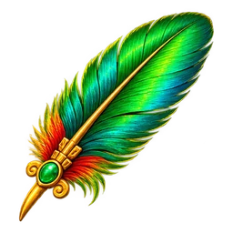 Quetzal Feather symbol art